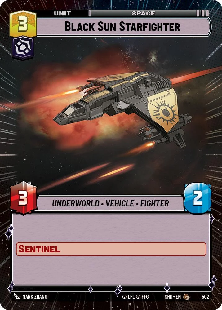 Black Sun Starfighter (Hyperespace) (502) [Ombres de la Galaxie]