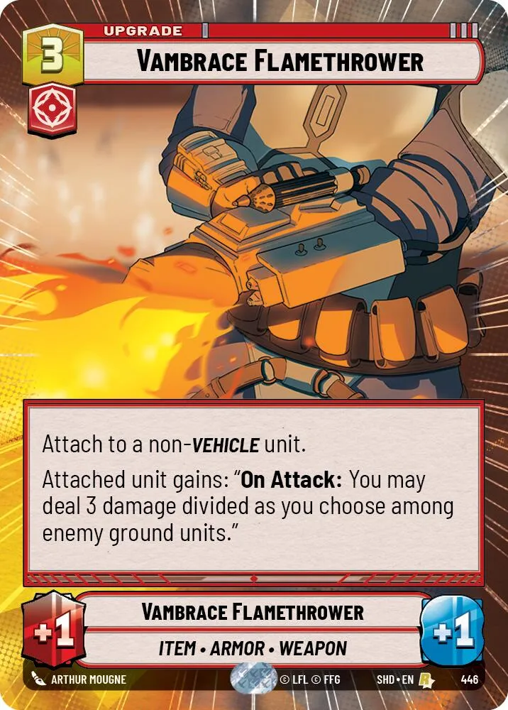 Lance-flammes Vambrace (Hyperespace) (446) [Ombres de la Galaxie]