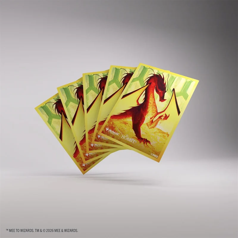 Pochettes artistiques GameGenic - Hobbit Magic: The Gathering - Smaug, le Doré