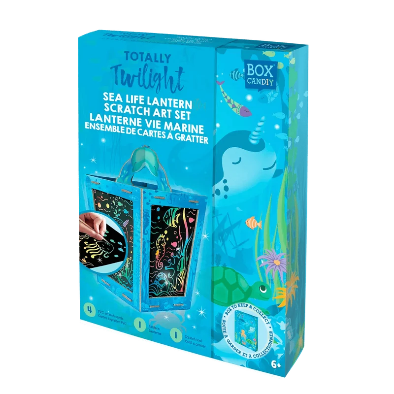 Box Candiy: Totally Twilight - Ens. d'art Lanterne Vie Marine à Gratter (ML)