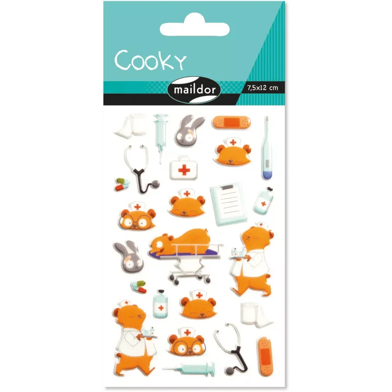Autocollants Cooky Infirmières 25 Gommettes