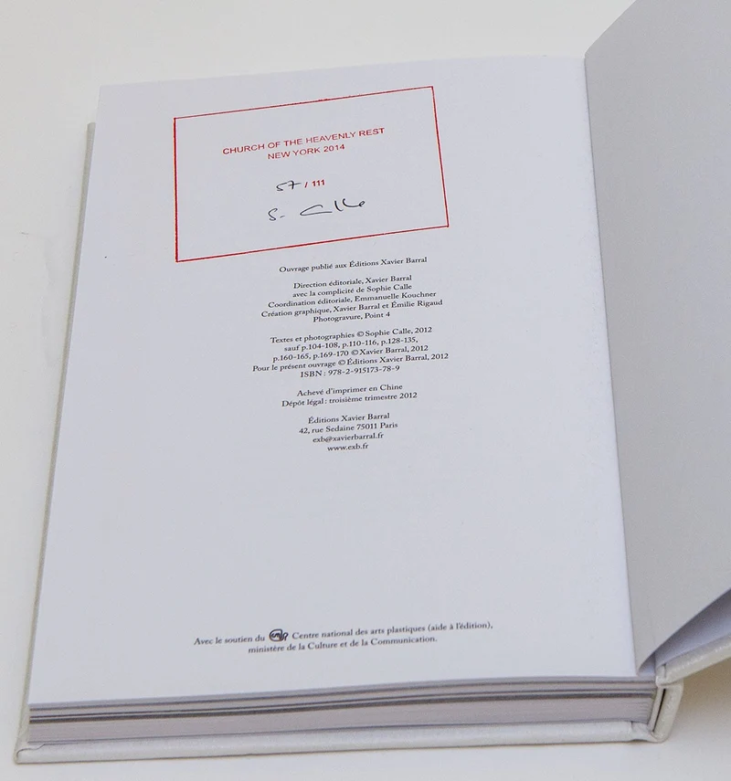 Sophie Calle - Rachel Monique (édition spéciale en anglais)