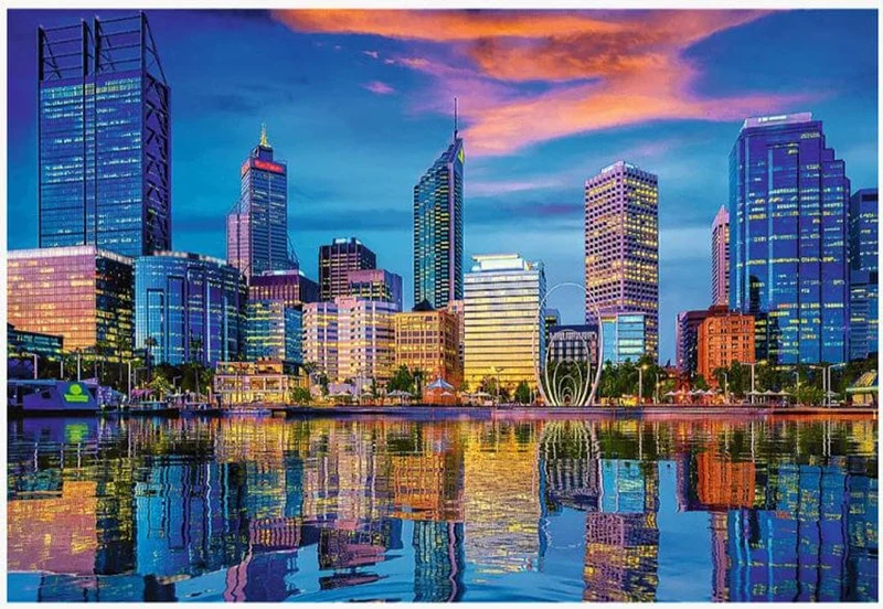 Réflexion urbaine, Perth, Australie (1500 pcs)
