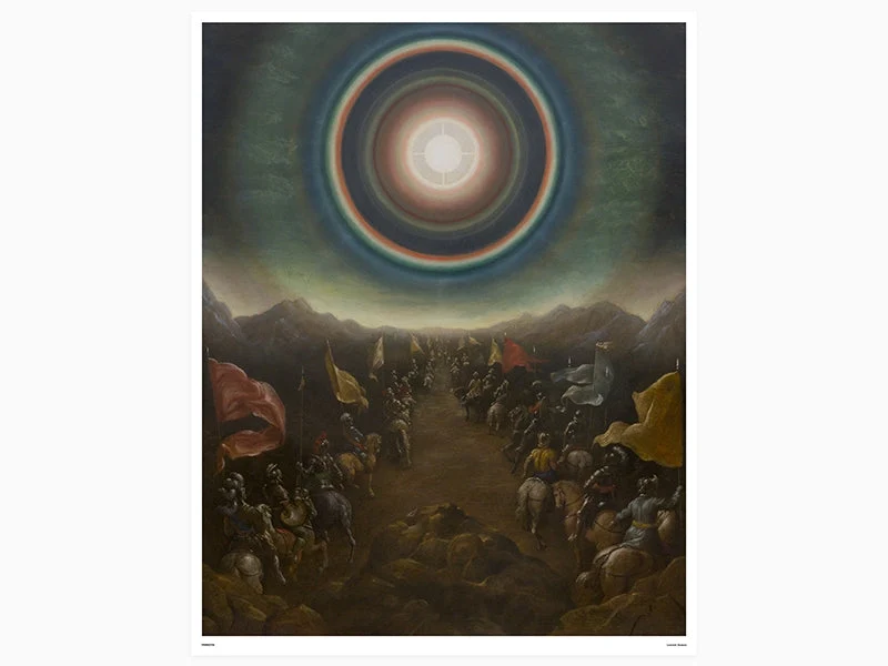 Laurent Grasso - Studies into the past - Chevaliers (standard poster)