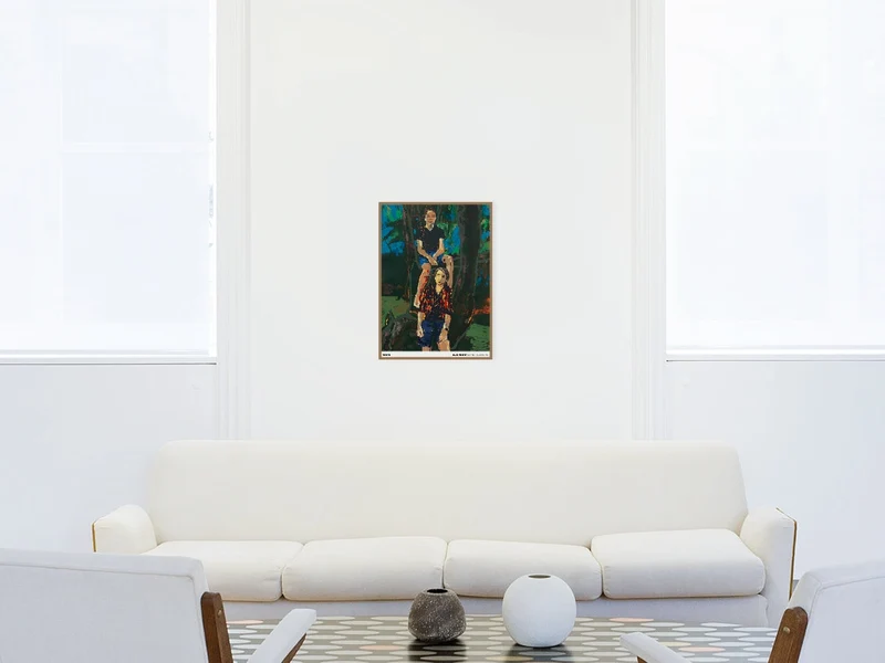 Claire Tabouret - Zino & Enea (bleu),2020 ( poster standard)