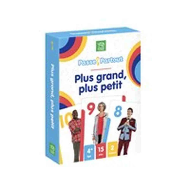 Jeux de Cartes - Plus Grand, Plus Petit (FR)