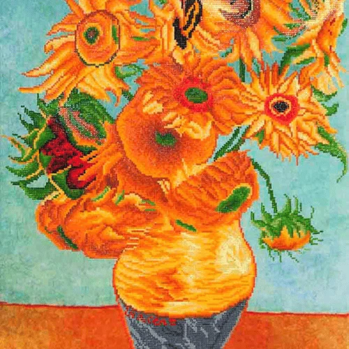 Tournesols (van Gogh) 64x80 Diamond Dotz
