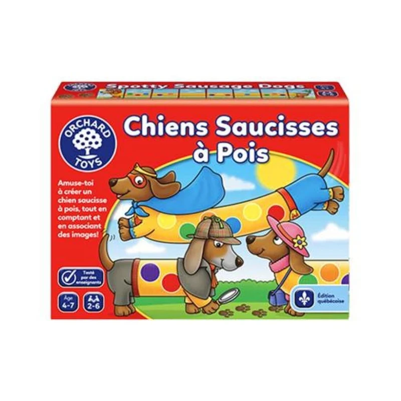 Chiens saucisses à pois (FR)