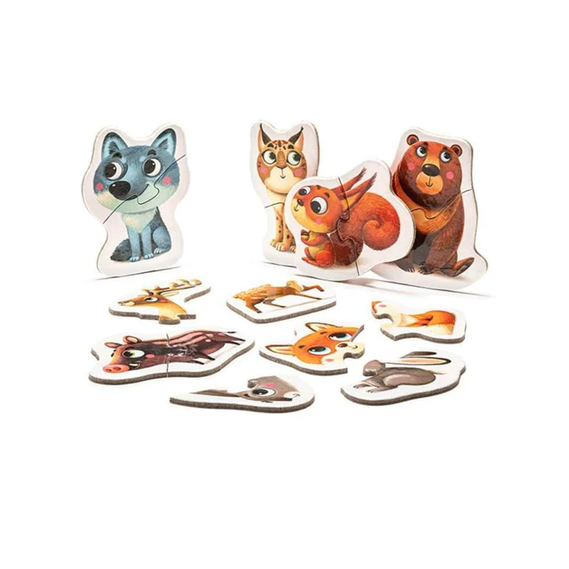 Animaux de la montagne (8x2 pcs)