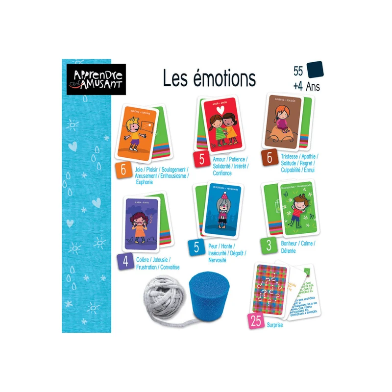 Apprendre c'est amusant - Les émotions (FR)