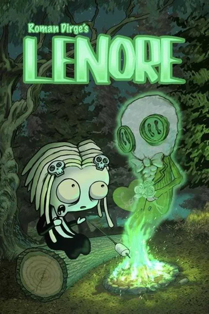 Lenore Ghost Story #1 Édition spéciale SDCC Chant funèbre romain phosphorescent