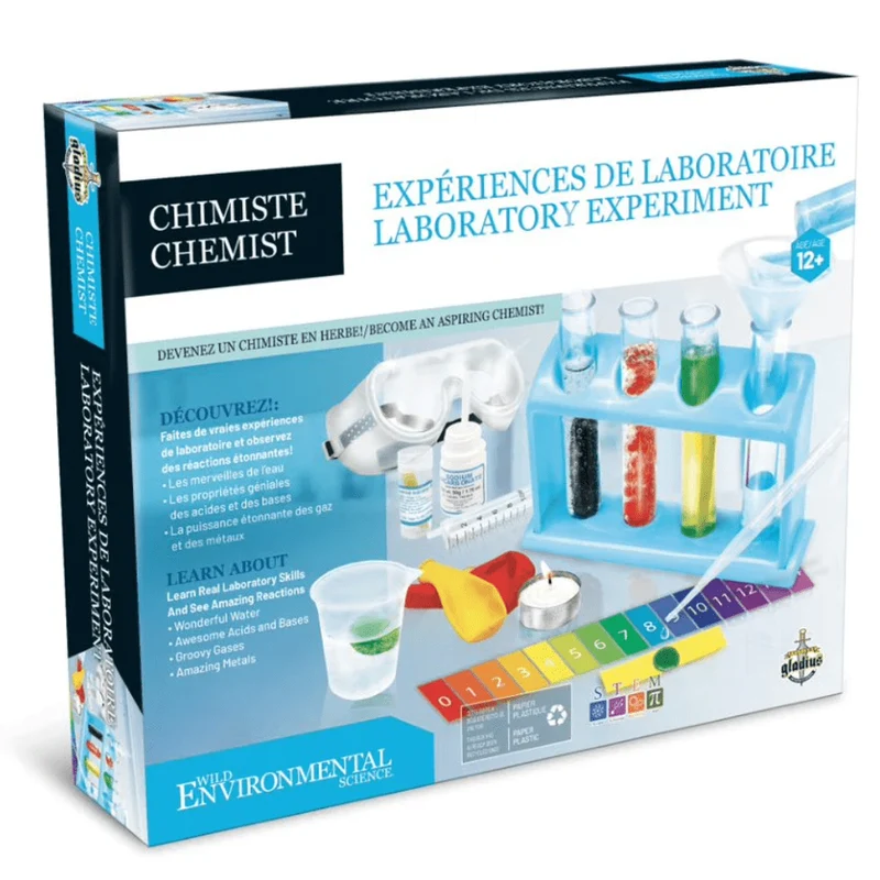Ensemble de science - Expérience en laboratoire