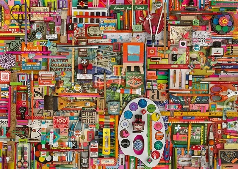 Shelley Davies: Matériel vintage pour artistes | Vintage Artist’s Materials (1000 pcs)