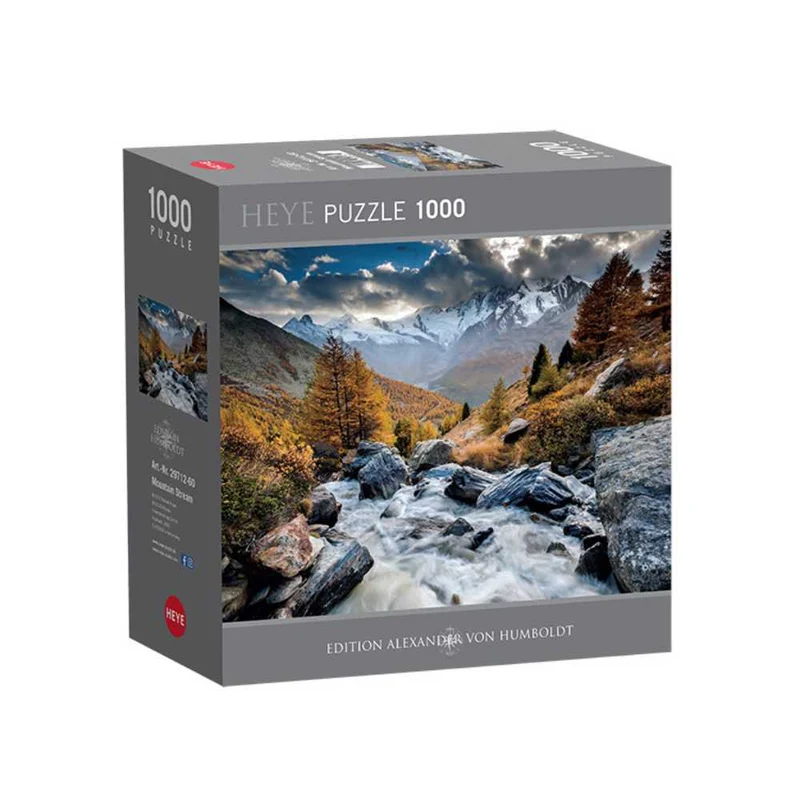 Alexander von Humboldt: Mountain Stream (1000 pcs boîte carrée)