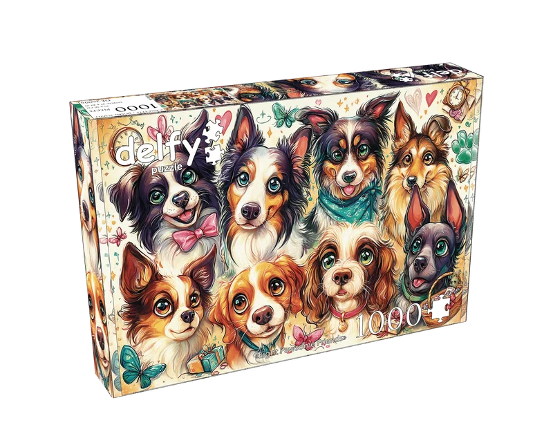 Eight Pawsome Friends (1000pcs)