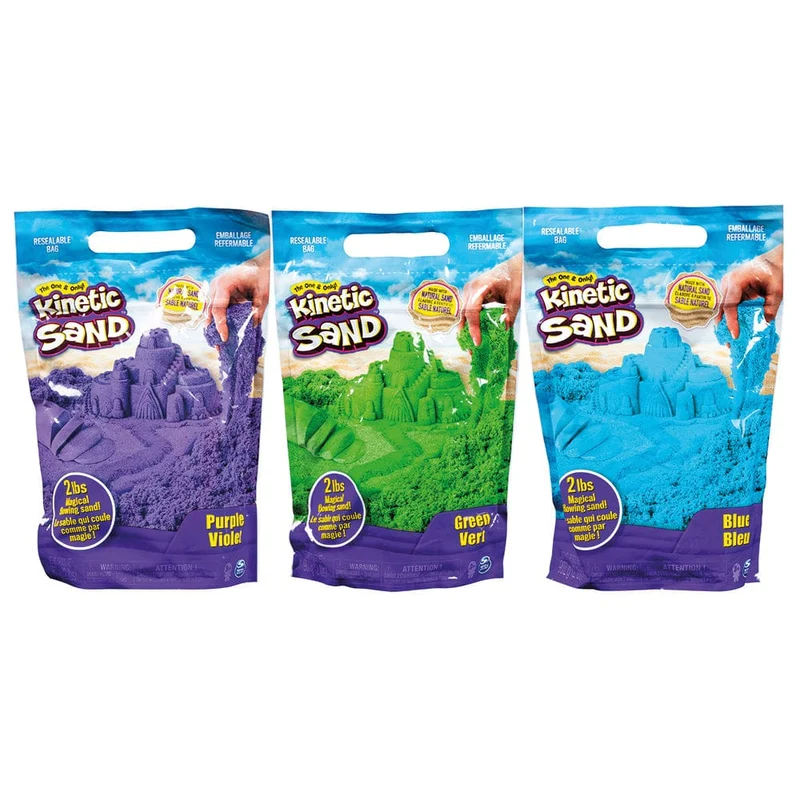 Kinetic Sand - 2 lb Sac de sable coloré