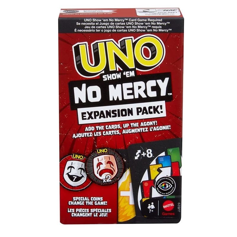 Jeu Uno - Sans pitié (No Mercy) Extension (ML)