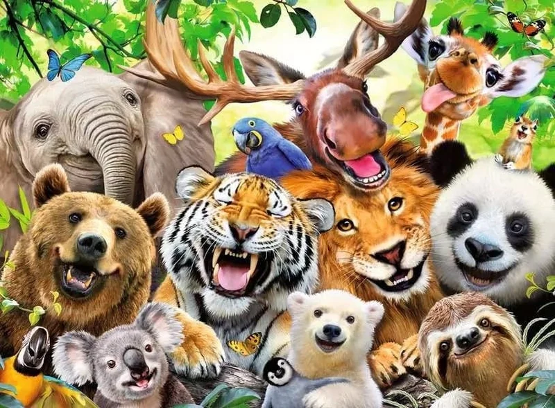 Exotic Animals Selfie (300 pcs XXL)