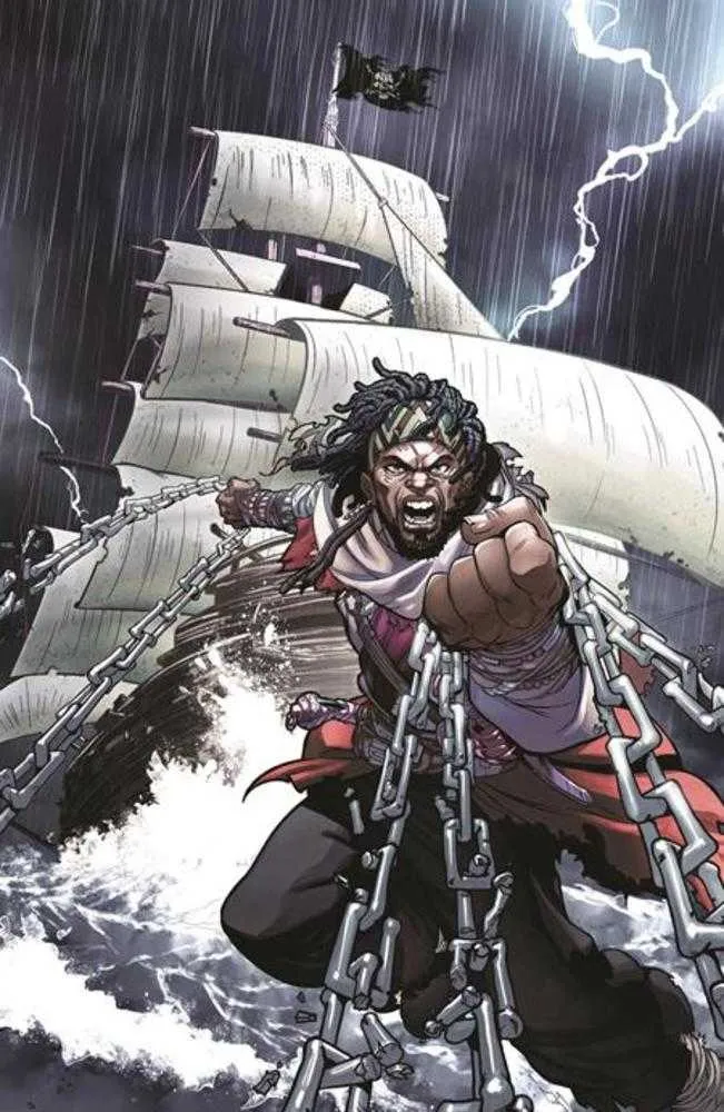 Shaquille O'Neal présente Vengeance Unchained : La Légende de Black Caesar #1 [Sur 5] Archie D. Anthony Foil Virgin 12/02/2026