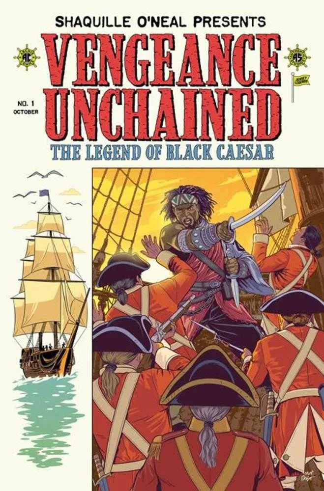 Shaquille O'Neal présente Vengeance Unchained : La Légende de Black Caesar #1 [Sur 5] Hommage à Archie E. Talbot (Édition Foil) 12/02/2026