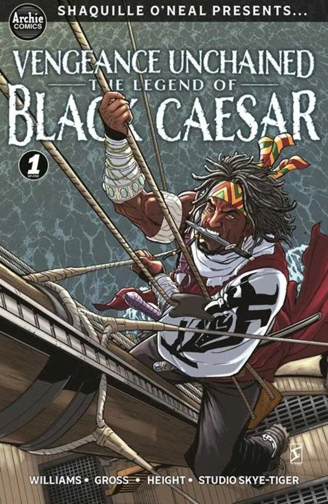 Shaquille O'Neal présente Vengeance Unchained : La Légende de Black Caesar #1 [Sur 5] Archie G 1:10 Igle Foil 12/02/2026