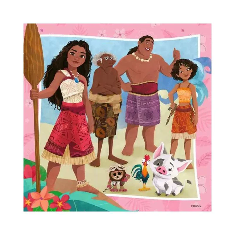Moana 2 Off To New Adventures (3x49 pcs)