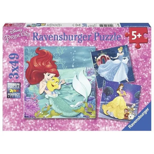 Les princesses Disney (3x49 pcs)
