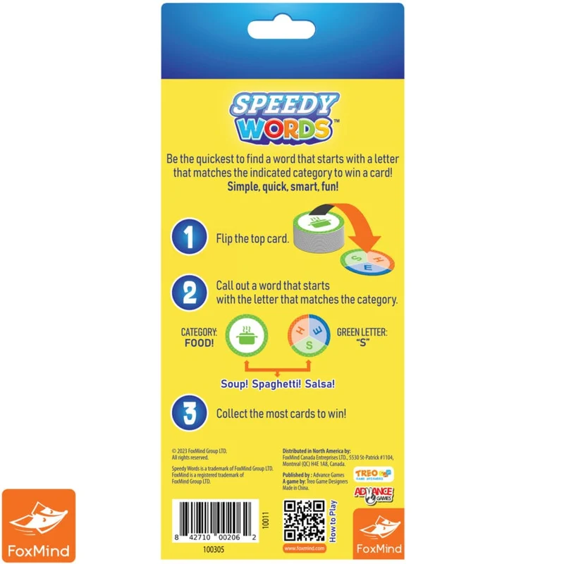 Speedy Words Peg (EN)