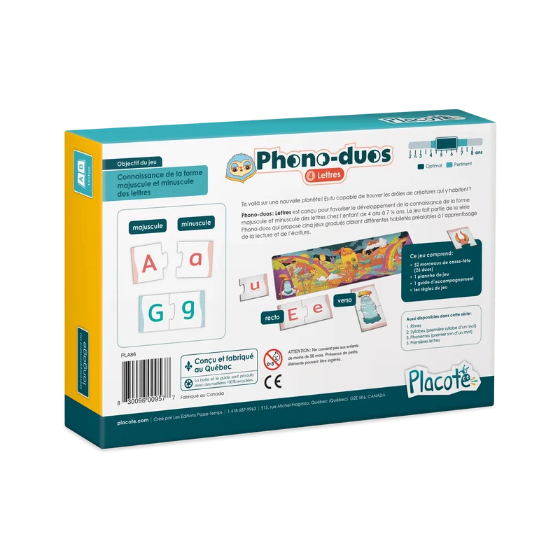 Phono-duos : Lettres (FR)