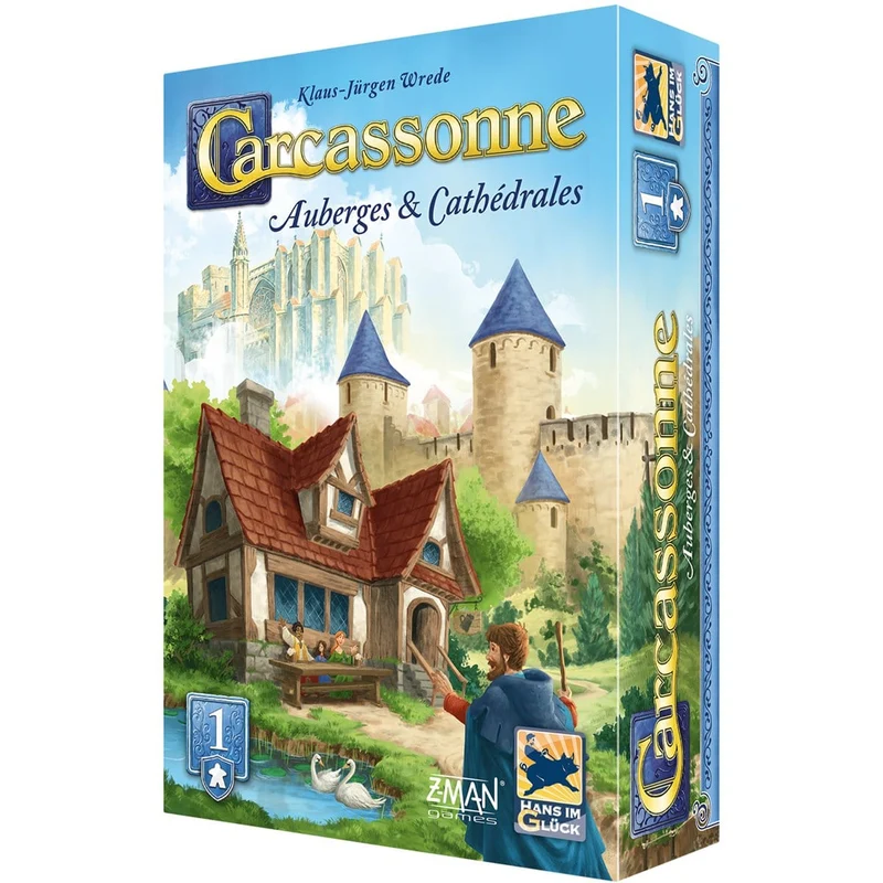 Carcassonne: Ext 1: Auberges & Cathedrales - Version 2025 (FR)