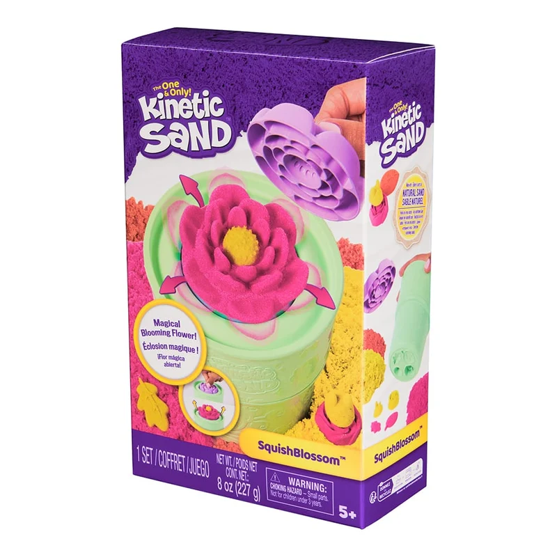 Kinetic Sand - Coffret Squish Blossom