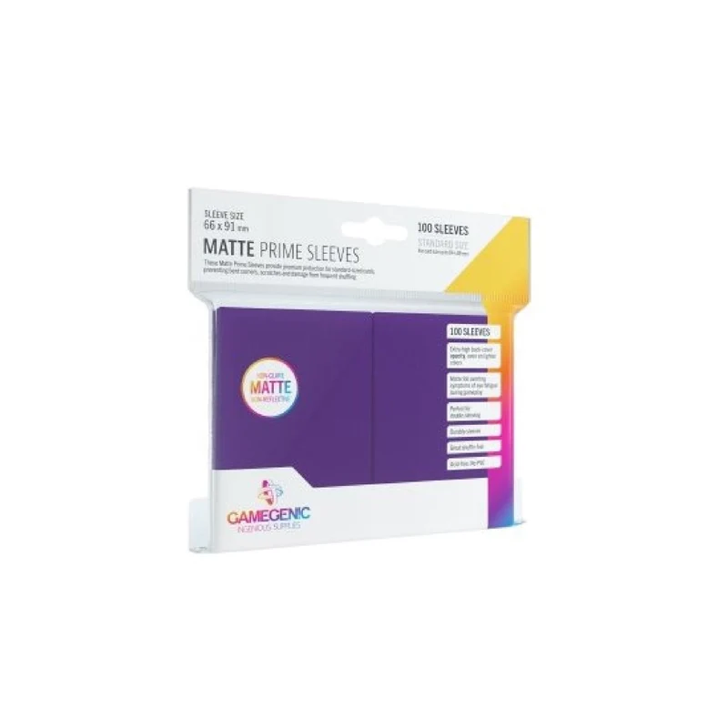 Gamegenic Game Sleeves: Matte Prime Purple 66x91 mm (100)