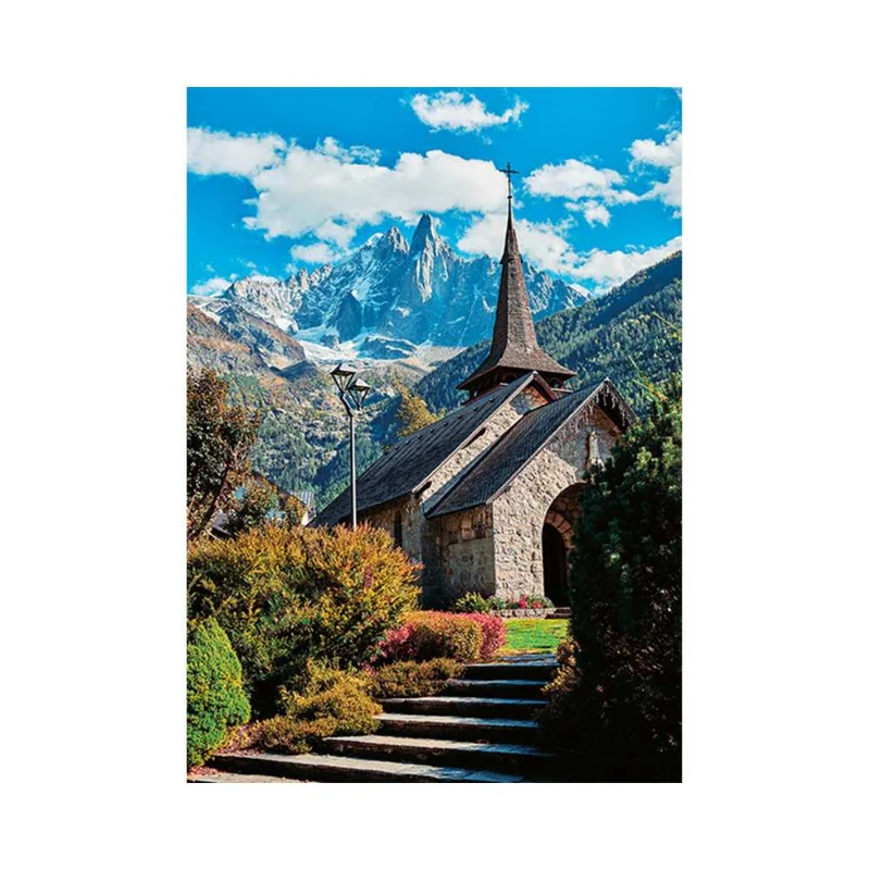 La chapelle des Praz, Chamonix (1000 pcs)