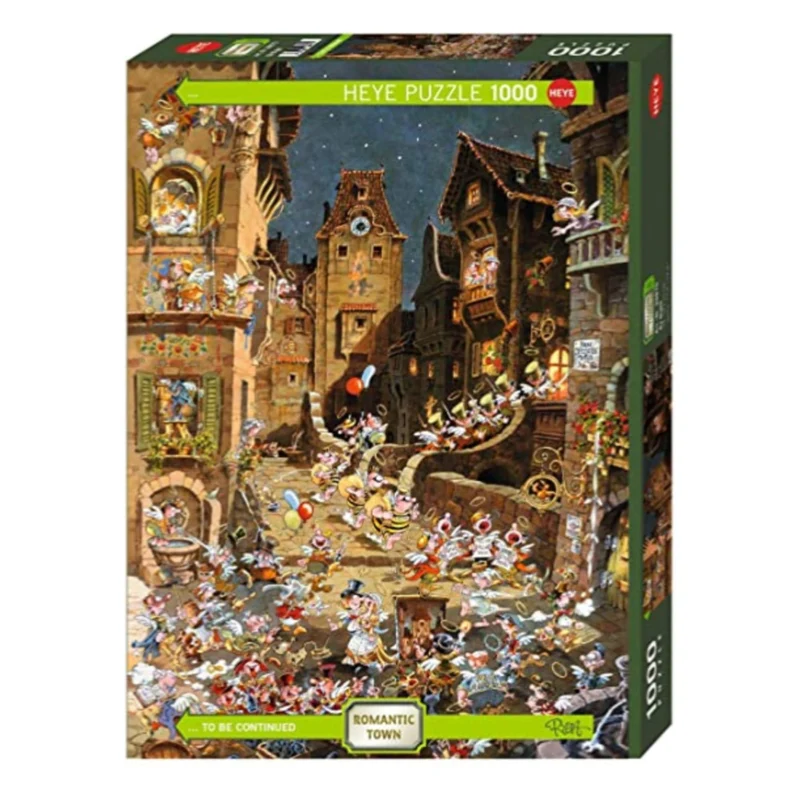 By Night, Romantic Town (1000 pcs)