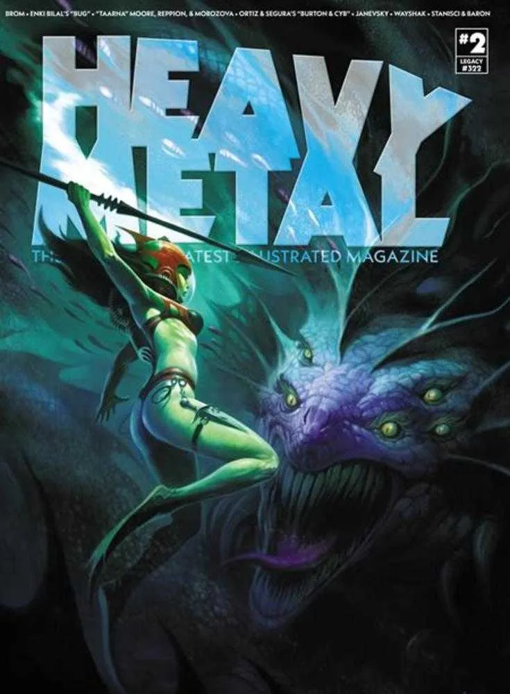 Magazine Heavy Metal n° 2, couverture rigide (public averti)
