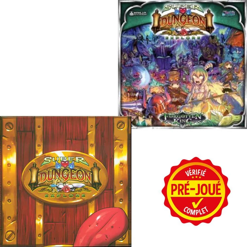 Super Dungeon explore + Forgotten King (pré-joué) (EN)