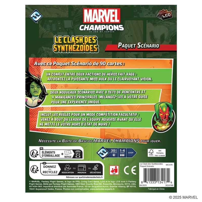 Marvel Champions JCE: Synthezoid Smackdown - Paquet Scenario (FR)