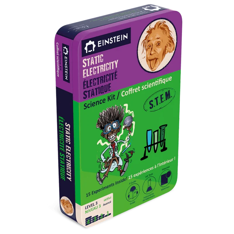 Coffret Scientifique Einstein - Électricité Statique (ML)