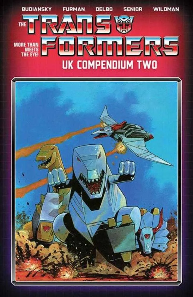 Transformers UK Compendium TPB Livre 02 Exclusivité Direct Market Couverture Jeff Anderson