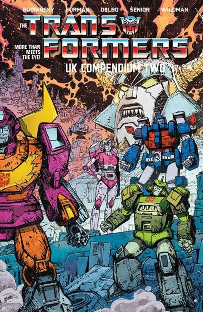 Transformers Uk Compendium TPB Livre 02 Jorge Corona & Mike Spicer Couverture