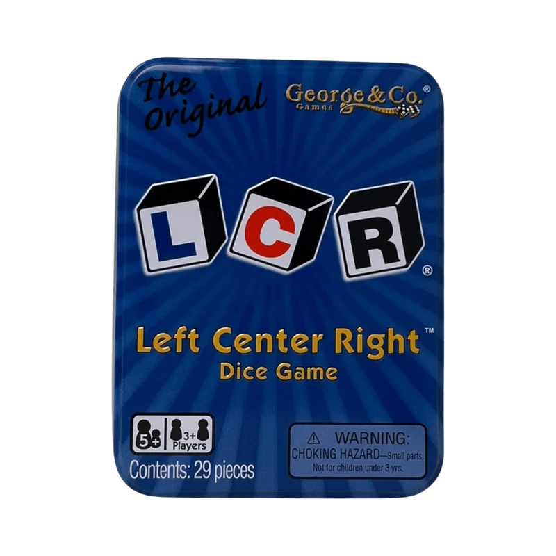 LCR Left Center Right Dice Game Tin (EN)