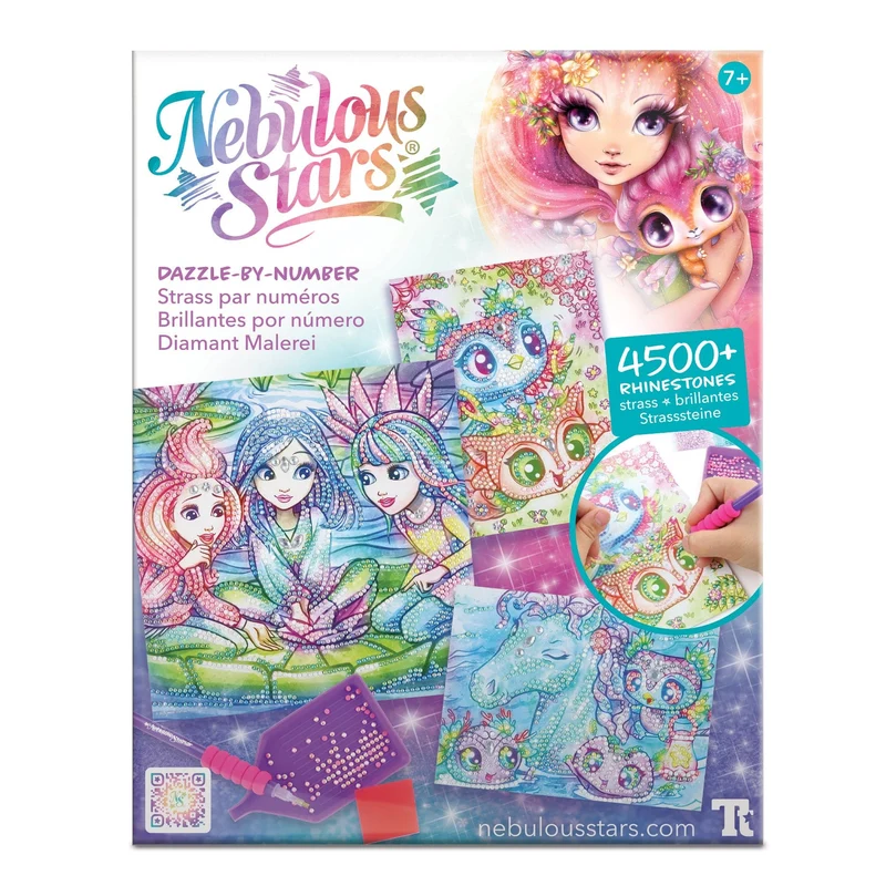 Nebulous Star: Strass par numéros - Arc-en-ciel