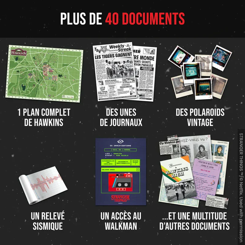 Dossiers Criminels Stranger Things : l'Ombre de Hawkins (FR)