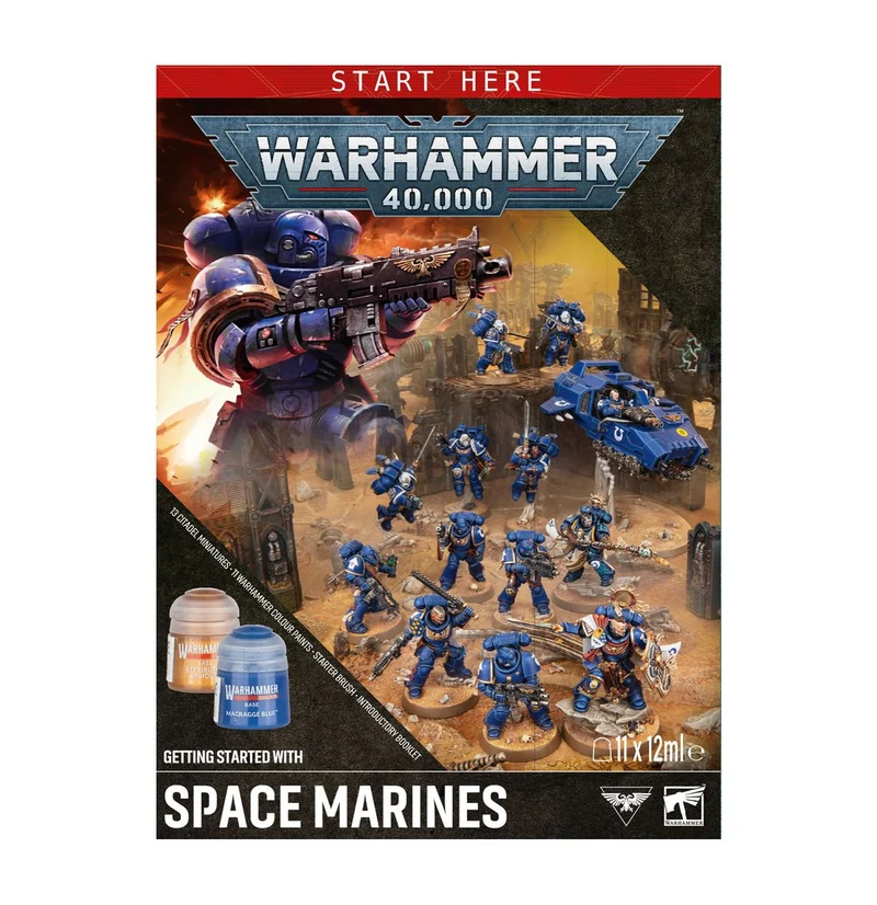 WARHAMMER 40K : PREMIERS PAS AVEC LES SPACE MARINES