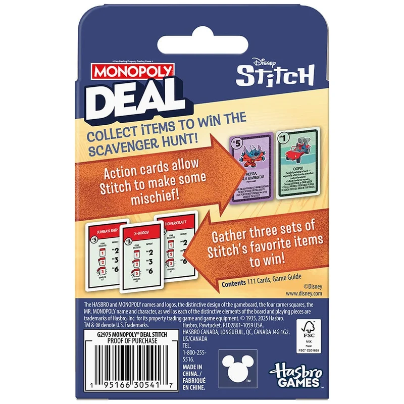 Monopoly Deal Stitch (ML)
