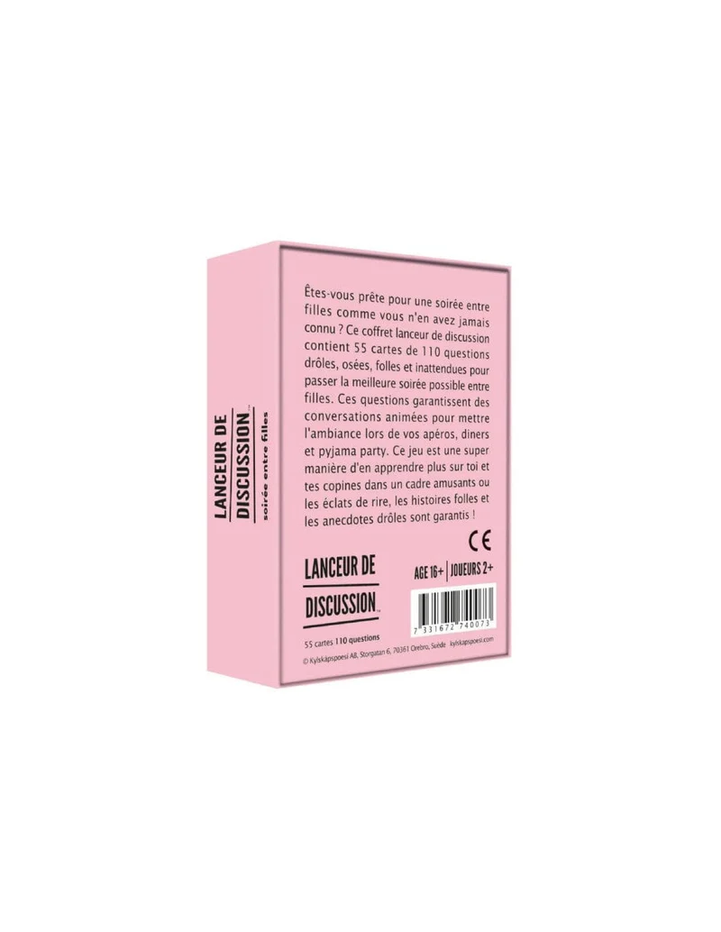 Lanceur de discussion - Soirée filles (FR)