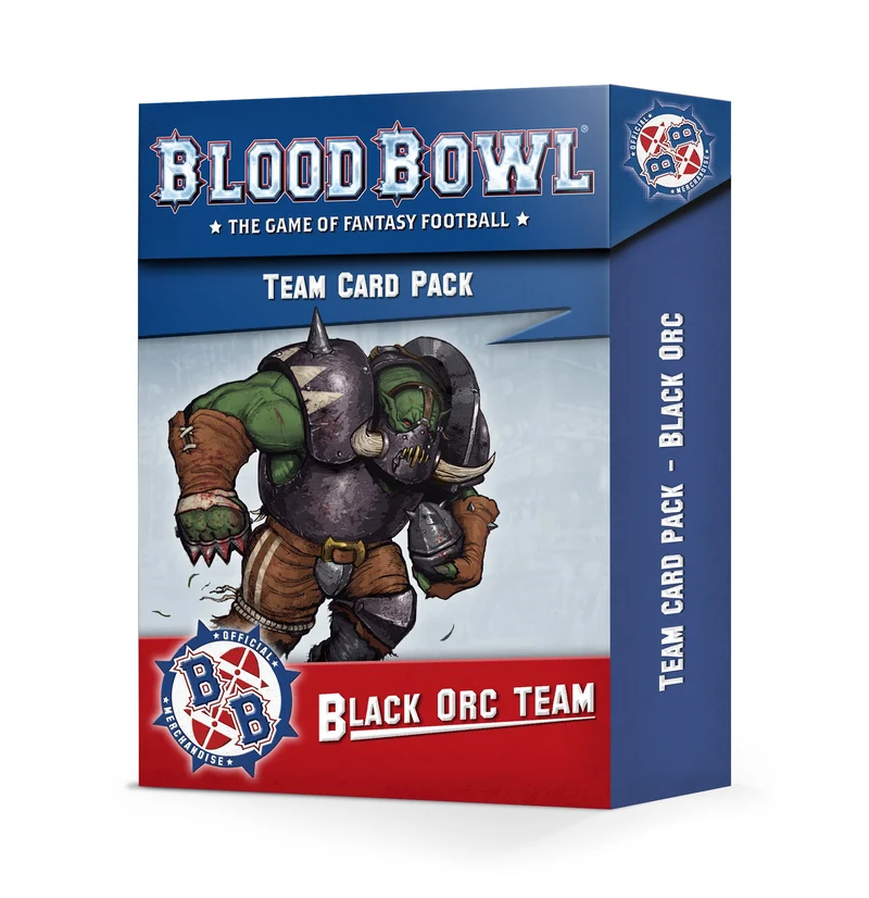 BLOOD BOWL : PACK DE CARTES D'ÉQUIPE DES ORCS NOIRS