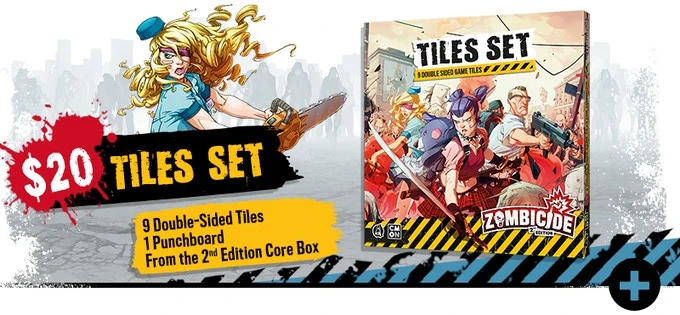 ZOMBICIDE 2E - JEU DE TISSUS