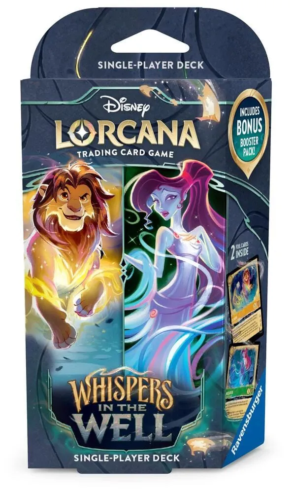 Disney Lorcana 10 Whispers in the Well: Starter Deck - Amber & Emerald (EN)