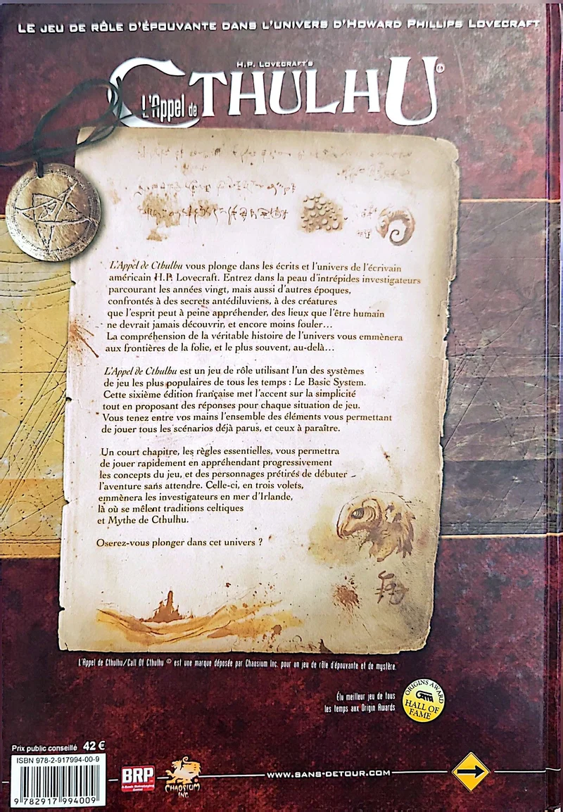 L'APPEL DE CTHULHU - HP LOVECRAFT'S [FRE]